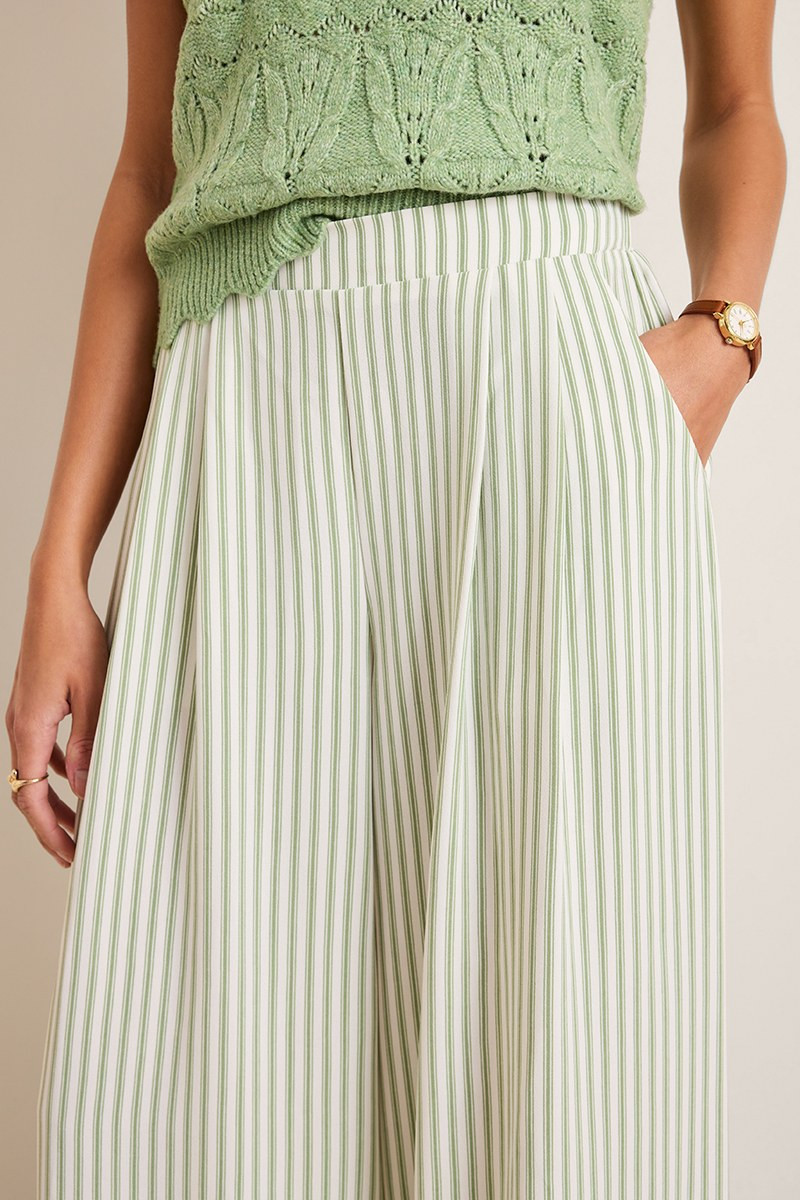 Cathy Striped Wide Leg Pants