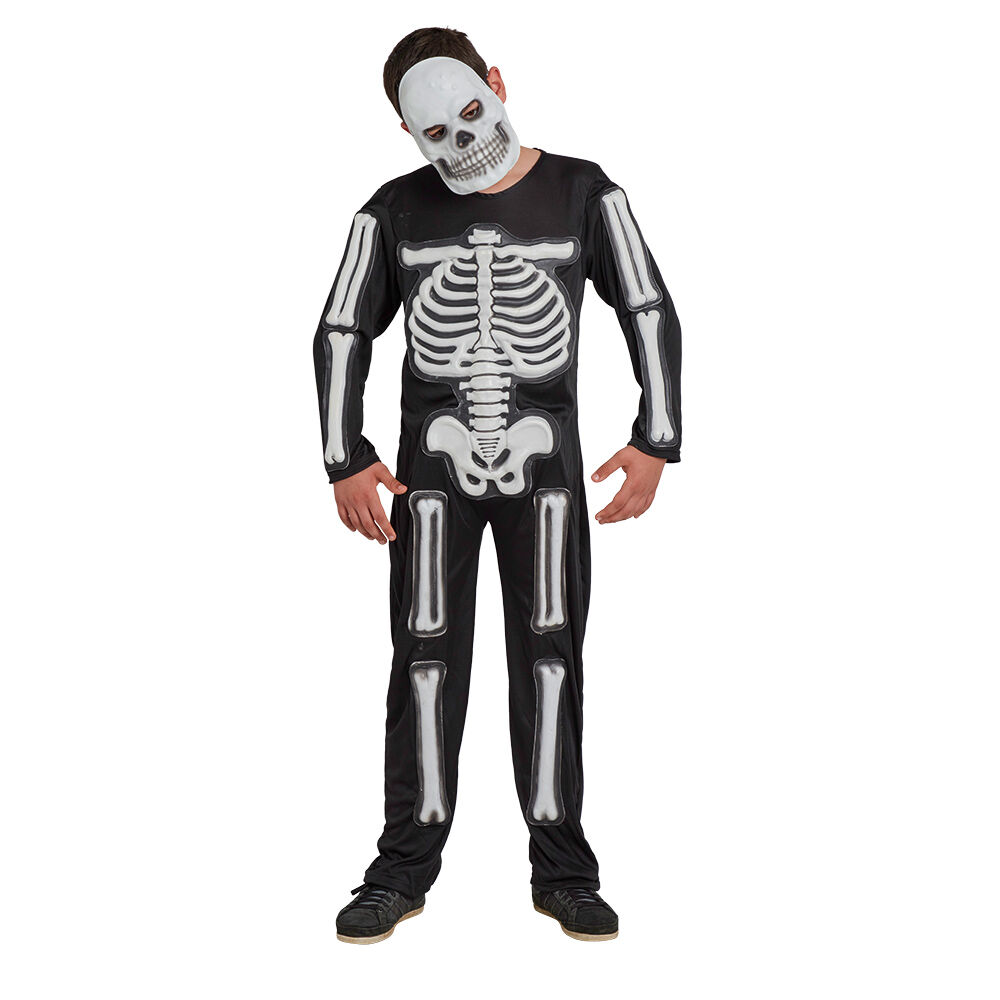 Déguisement squelette phosphorescent 11/14 ans Halloween