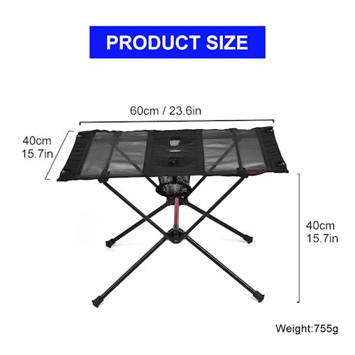 NNEOBA Folding Camping Table - Portable Picnic and Travel Furniture for Outdoor Adventures