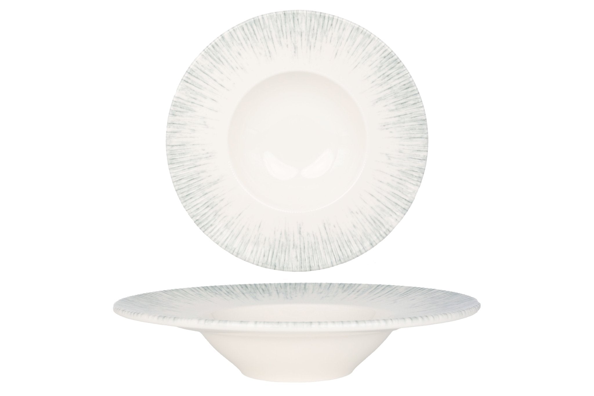 Bonna Pastabord - Iris - Porselein - 28 cm (400cc) - set van 2