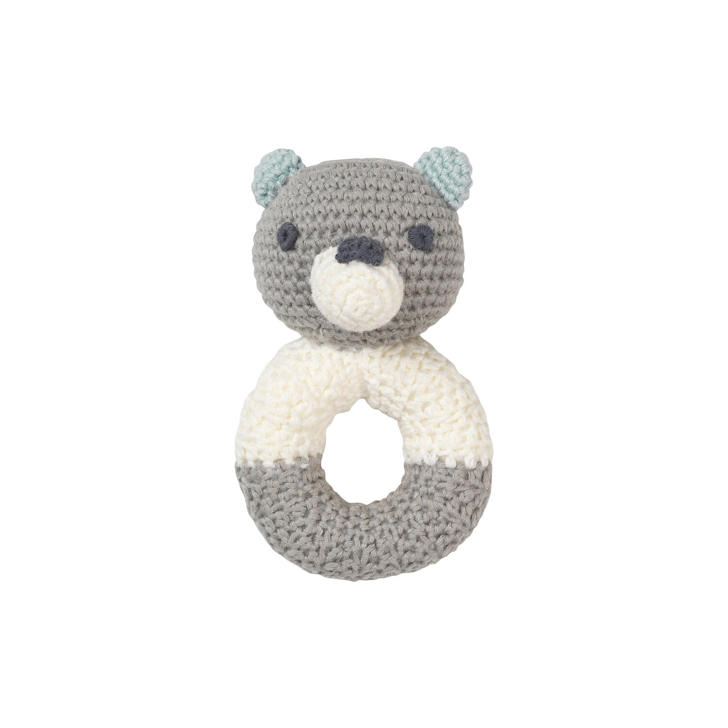 Oline bamse rangle, white/grey/blue