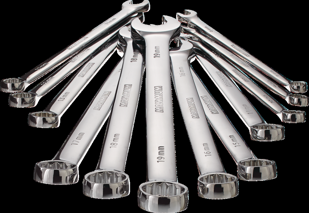 MAXIMUM Clinch Long Beam Wrench Set, Metric, 12-pc