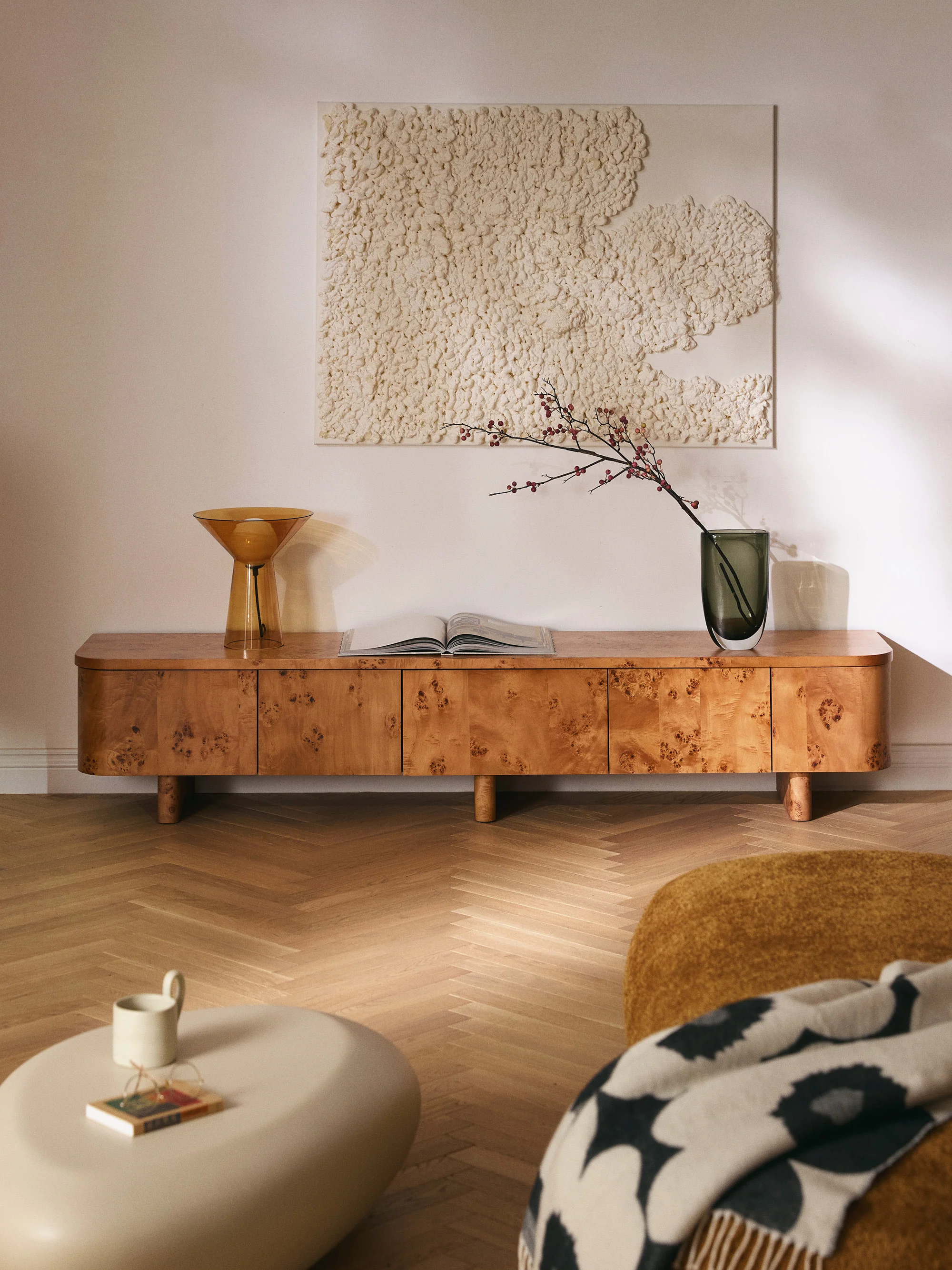 Holz-TV-Lowboard Tobia