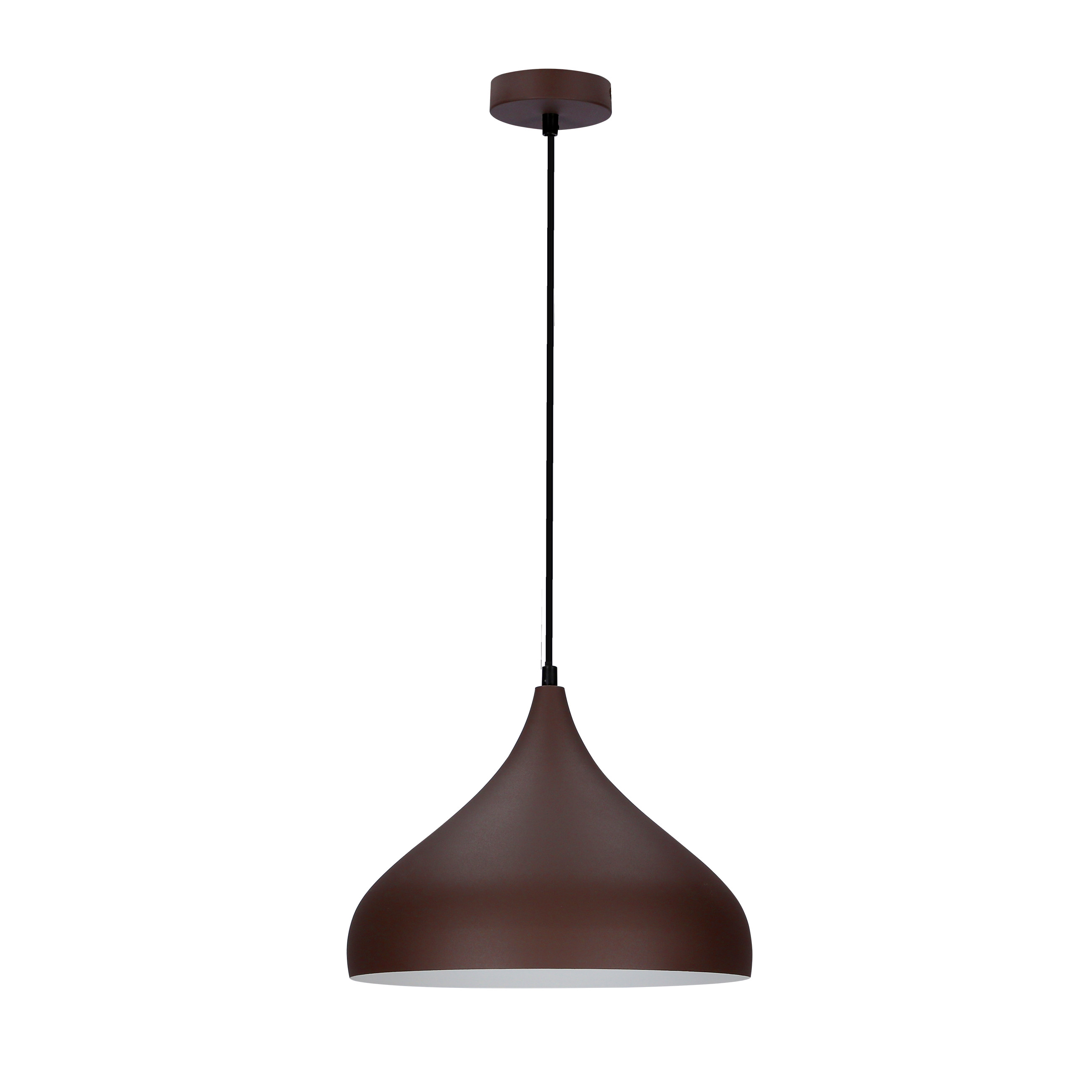 Lampa wisząca brązowa VIBORG 1xE27x40W wym: 90x32x39 cm Candellux