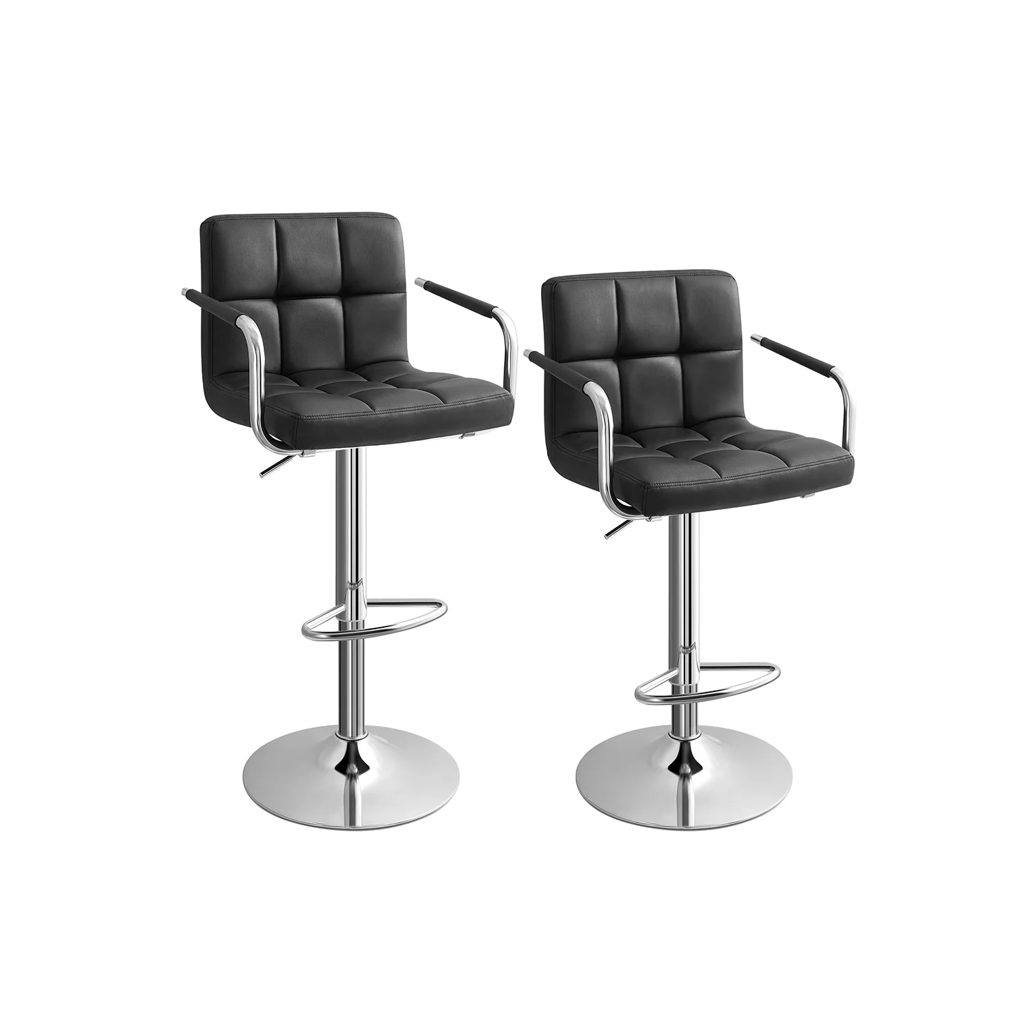 2 Tabouret de bar rotatif réglable en hauteur
