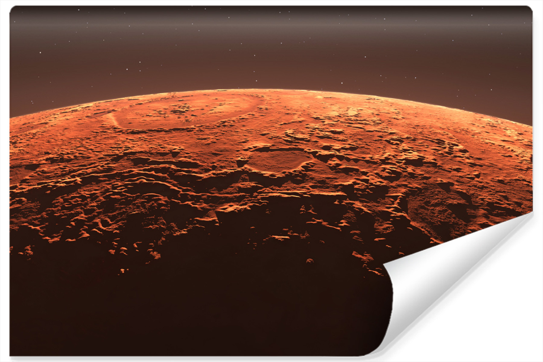 Fototapeta Młodzieżowa PLANETA Mars Kosmos 90x60cm