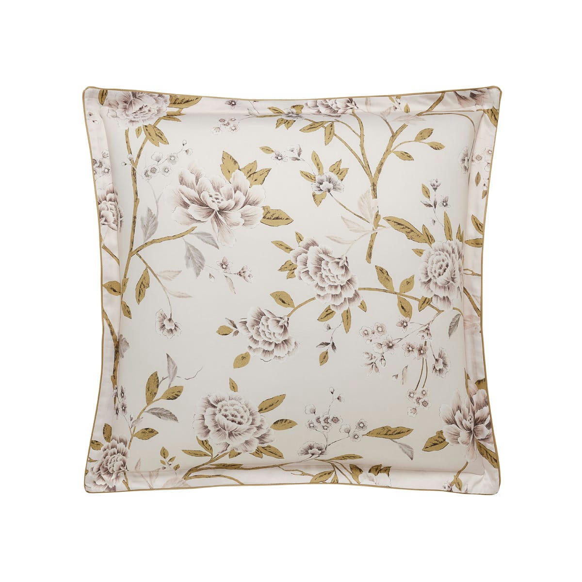 ÉGÉRIE - Taie d'oreiller en satin de coton rose clair 65x65