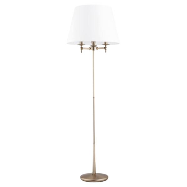 Lampa podłogowa mosiądz ROKSANA 3xE14x10W wym:164x50x50cm Alfa