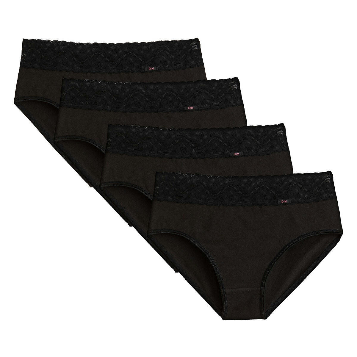 Lot de 3+1 gratuite culottes maxi coton stretch