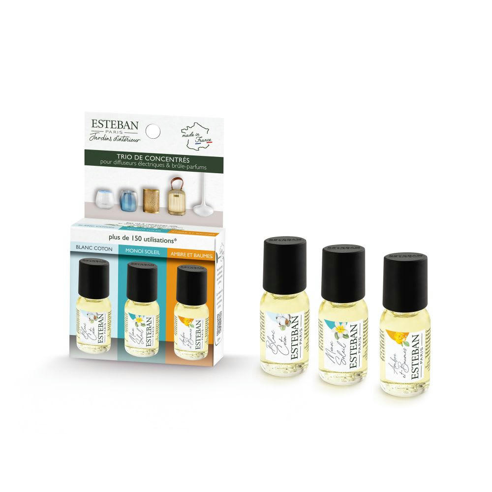 - Trio de concentrés de parfum