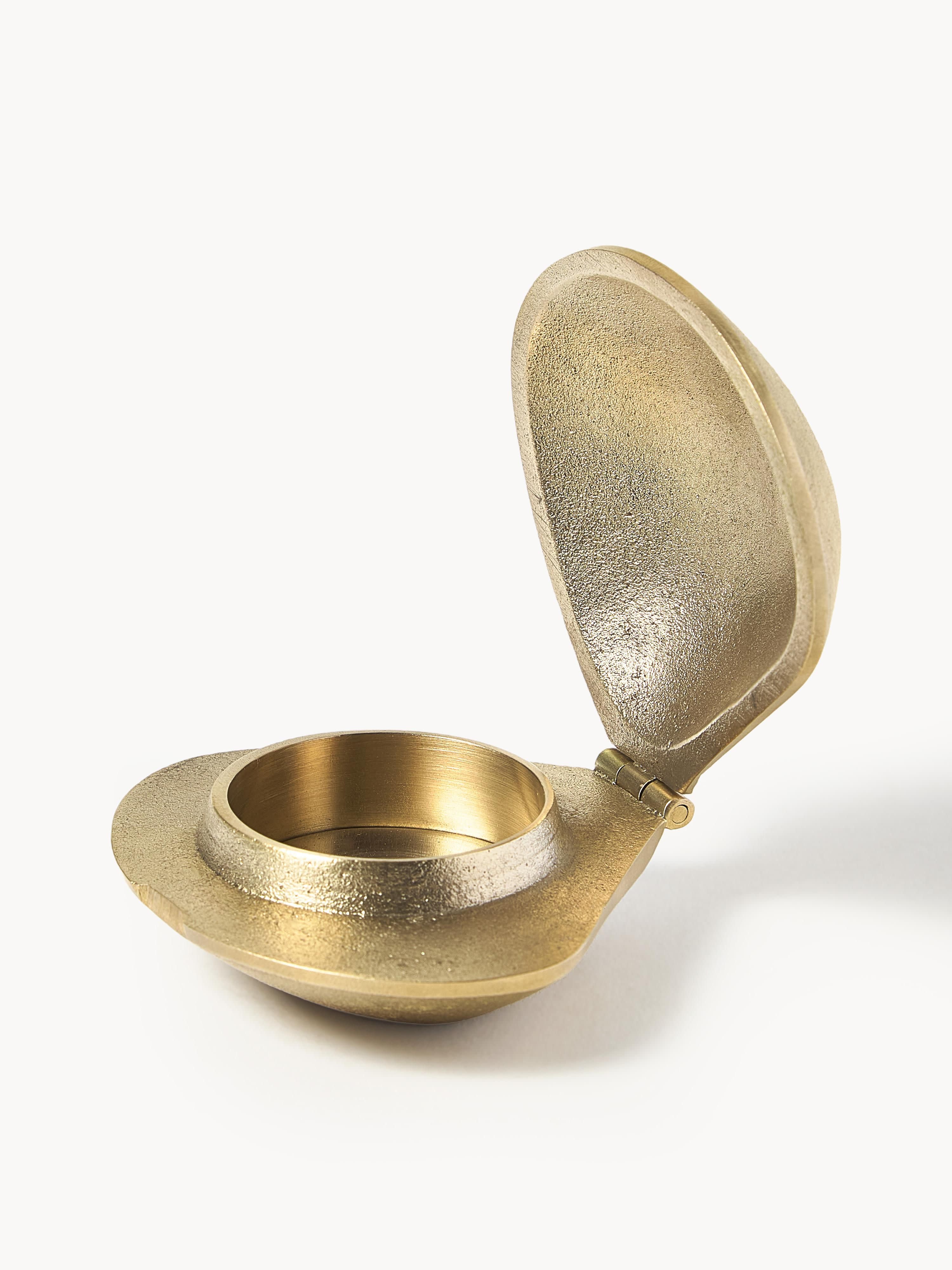 Kerzenhalter Clam aus Messing