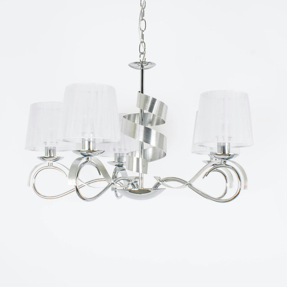 MELIMELO - Lustre en métal argenté