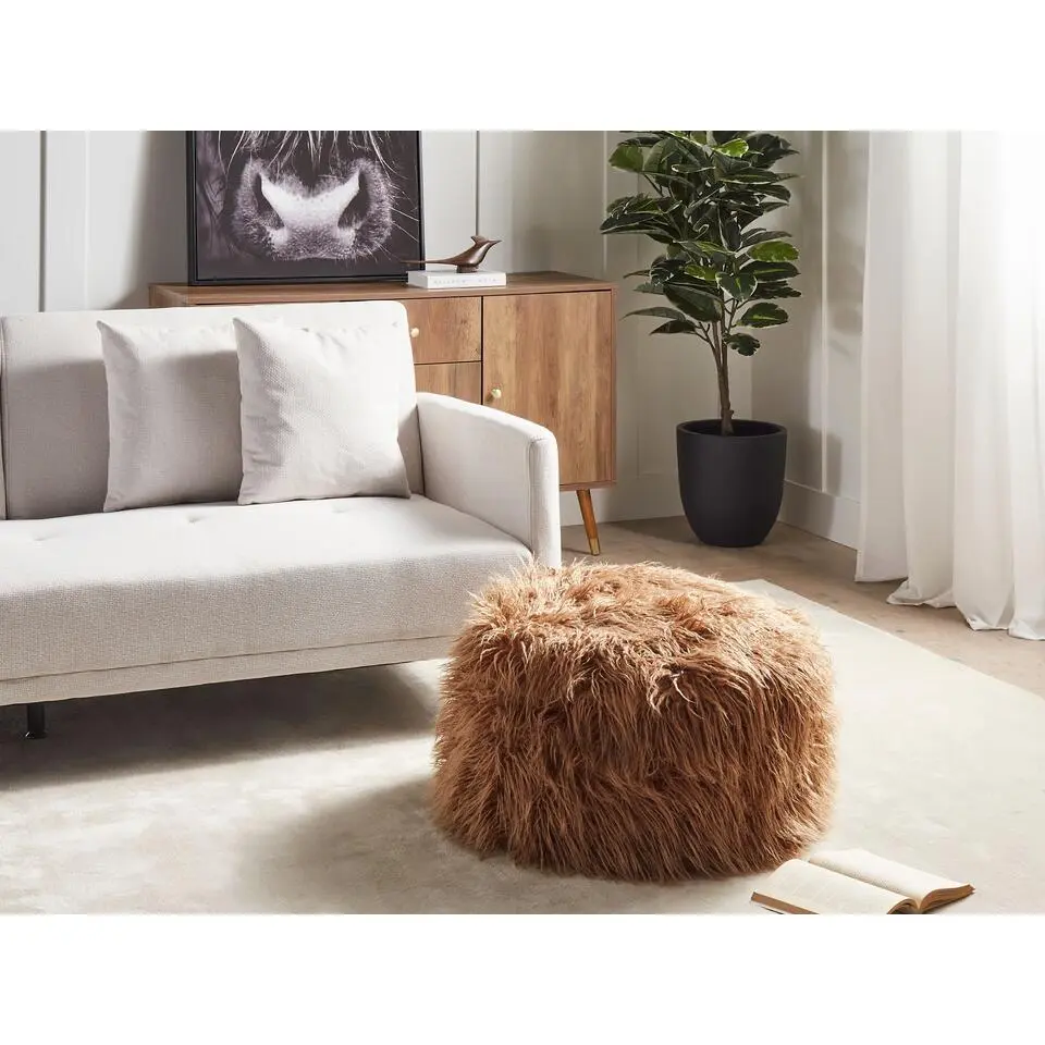 TUKKI - Poef - Bruin - Kunstbont