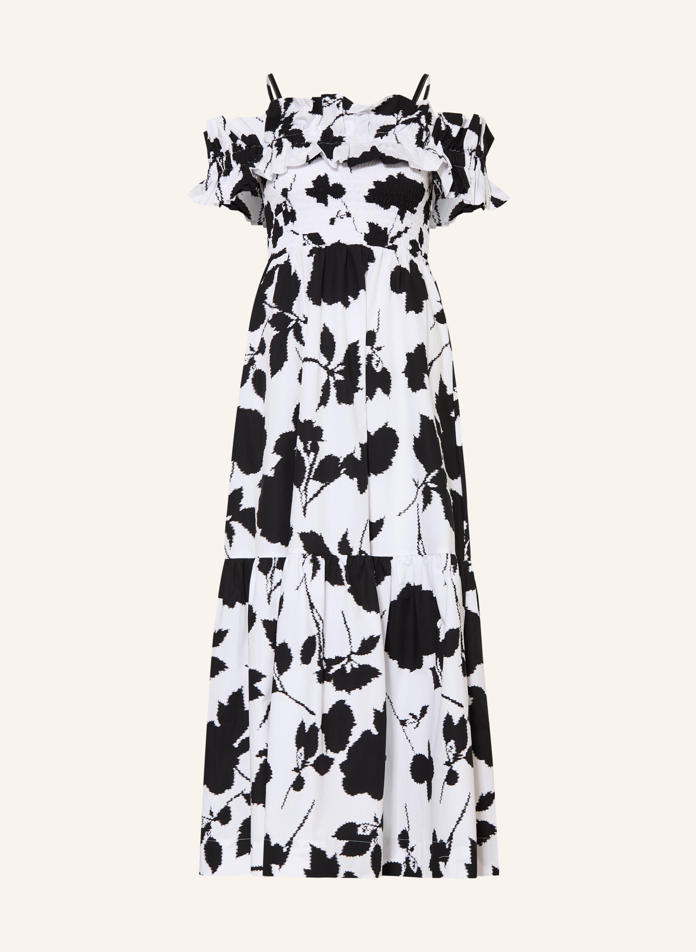 MARYAN MEHLHORN Strandkleid FLORASCAPE mit Rüschen