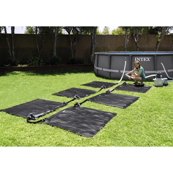 Solarmatte, BxL: 120 x 120 cm, geeignet für Pools bis max. 30280 l