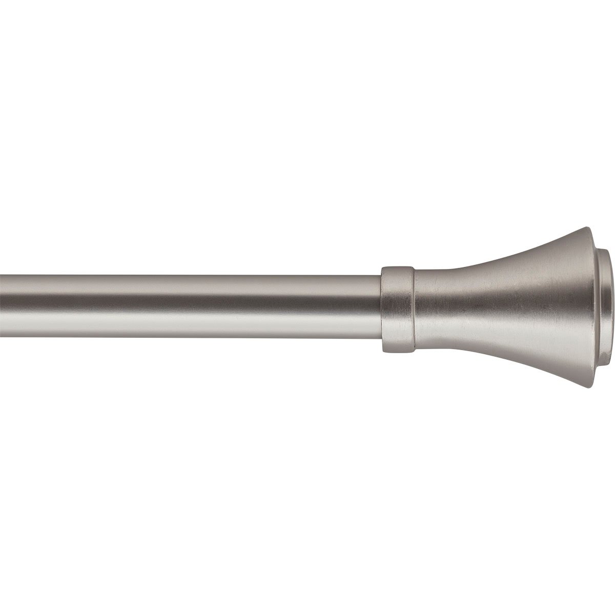 Kit varão extensível BRASSERIE prateado 120-210cm