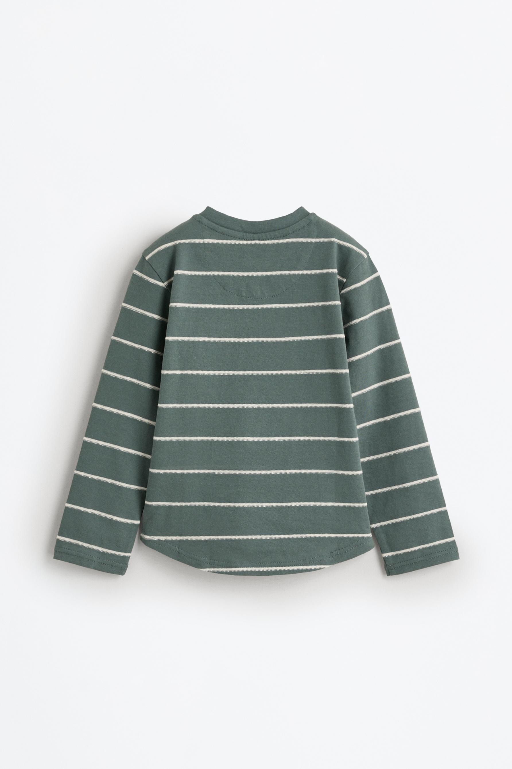 Camiseta rústica de rayas