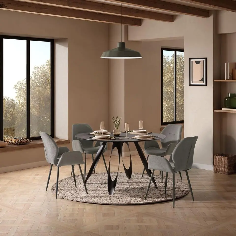 Calicosy - Eetkamerstoel Set van 2 SOLA - 57,5x57x47,5 cm