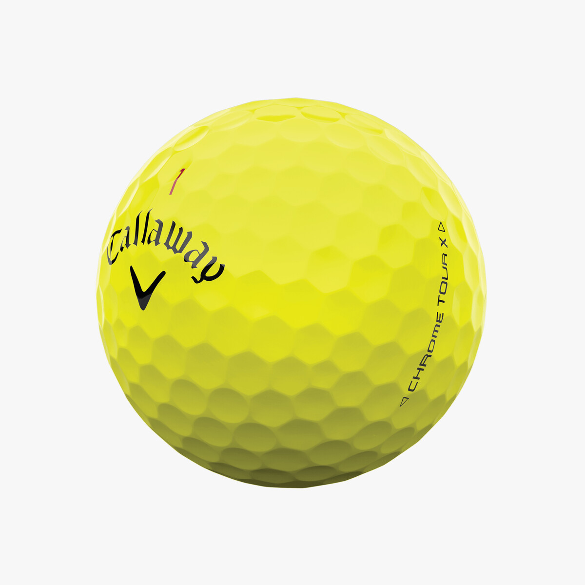 Chrome Tour X Yellow Golf Balls