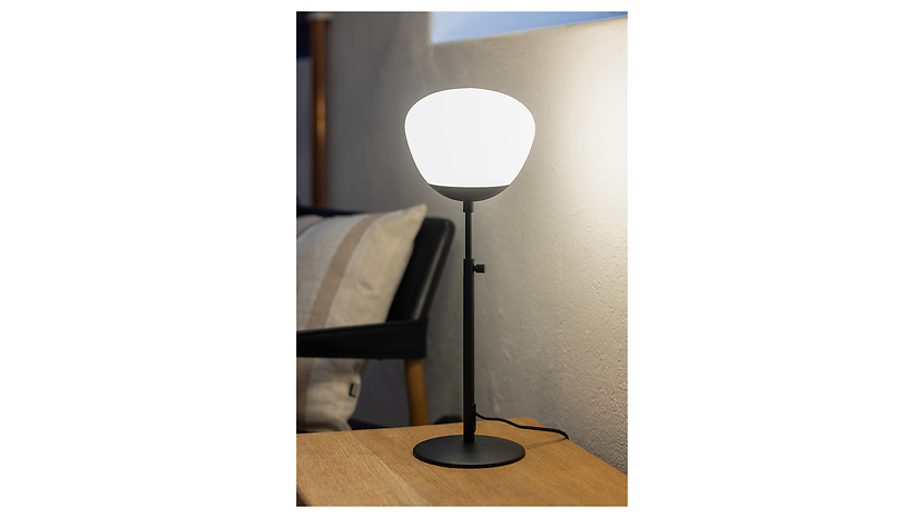 Lampa stołowa Rise metalowa czarna