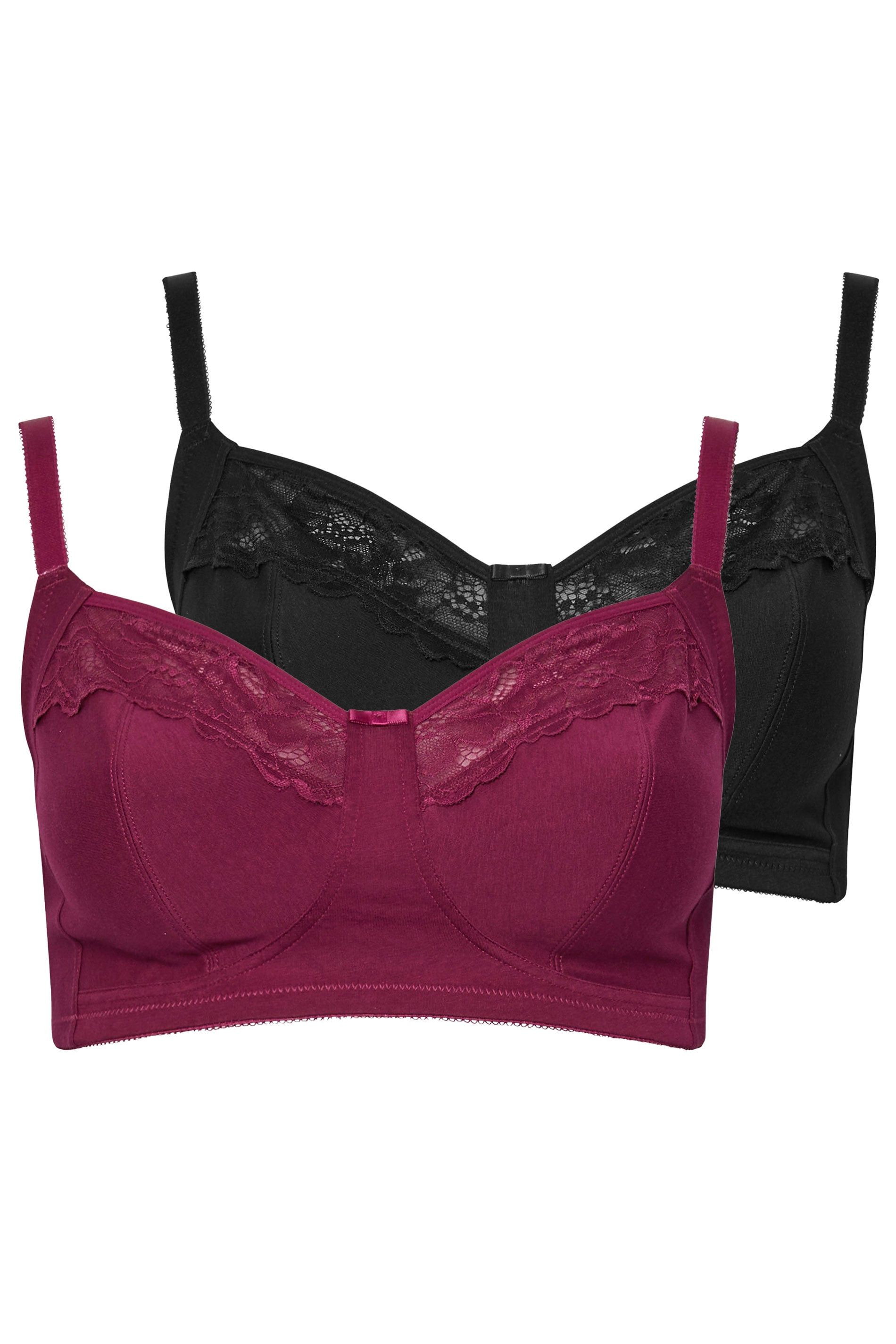 Yours 2 Pack Non-Padded Non-Wired Bras