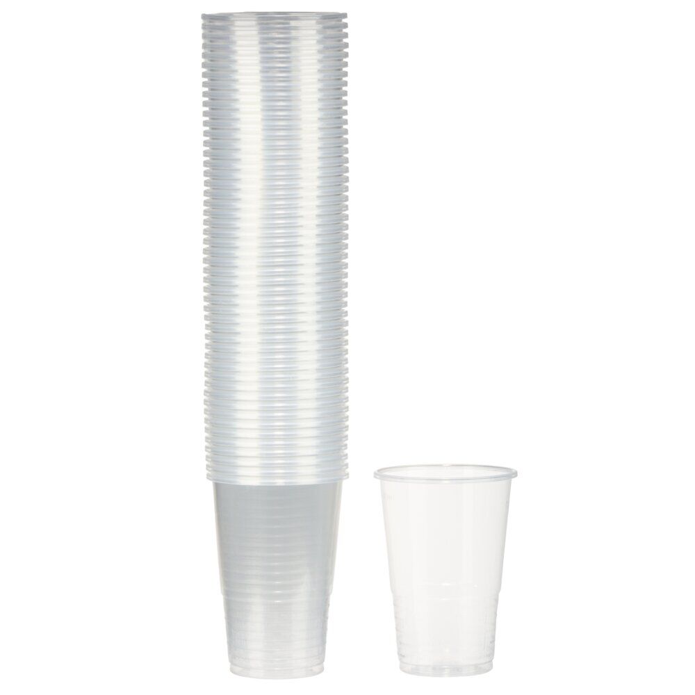 Gobelet plastique transparent 33cl x50