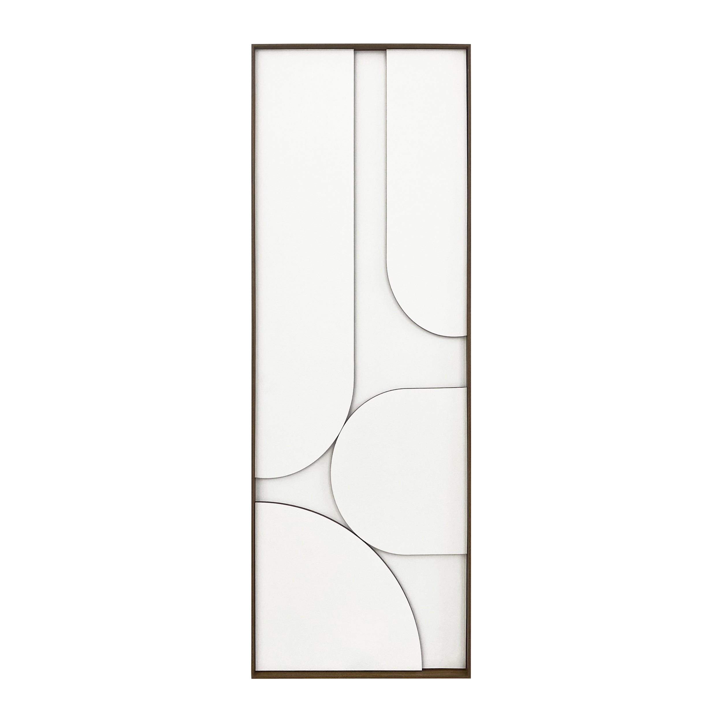 by fonQ Raised Abstraction Schilderij - Balanced - 40 x 118 cm - Borde