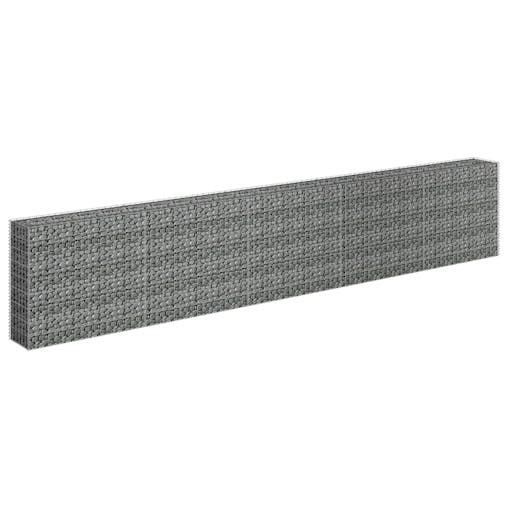 NNEVL Gabion Raised Bed Galvanised Steel 450x30x90 cm