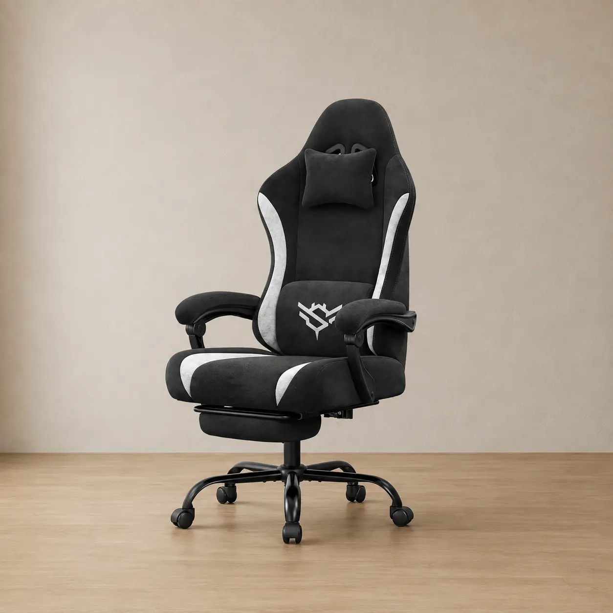 Collection Cathy-chaise gaming ergonomique inclinable avec repose-pieds