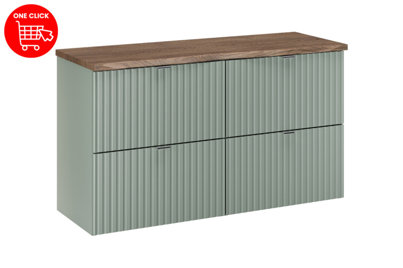 Szafka pod Umywalkę Line Reed Green 100cm z Blatem