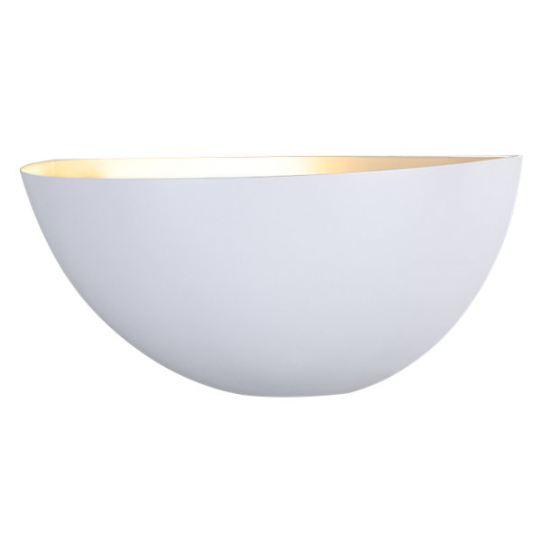 Applique murale Pocyon E27 28W L.24,6xH.10xP.12cm blanc GoodHome