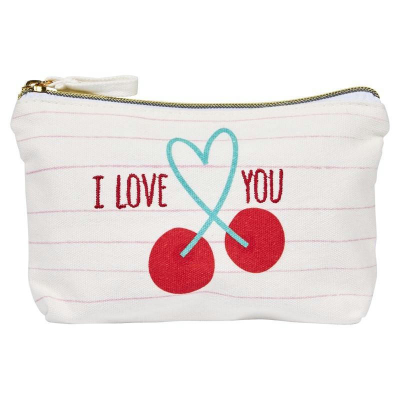 - Pochette coton i love you