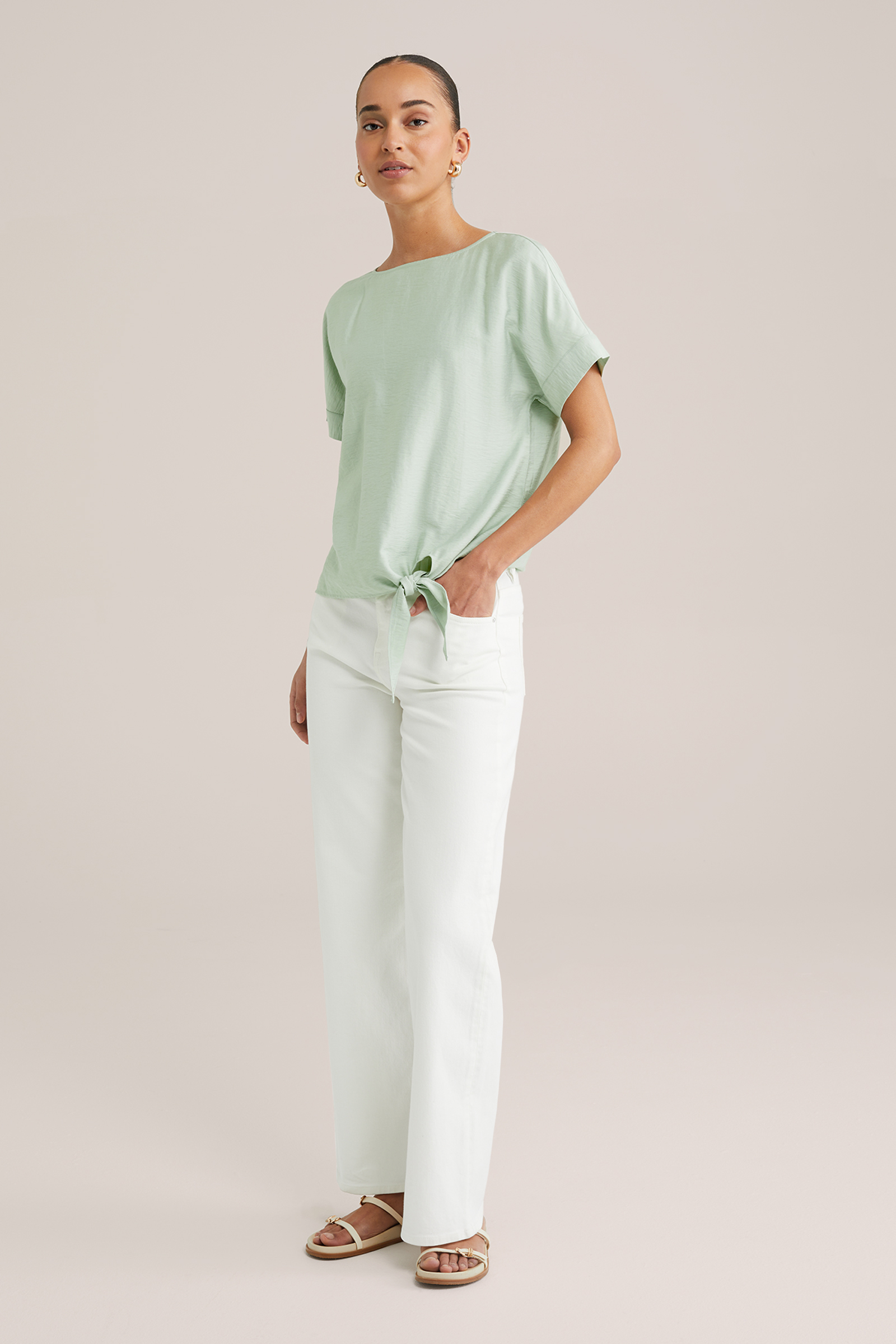 Dames blouse met structuur