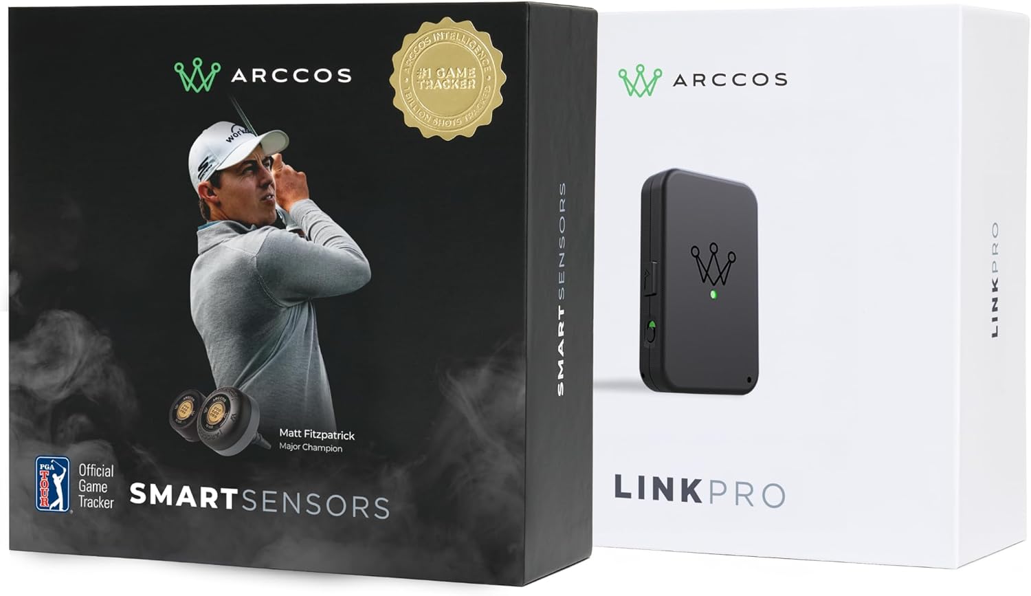 Arccos Smart Sensors Bundle - Gen 4 Smoke Sensors  Link Pro & 1st Year's Membership