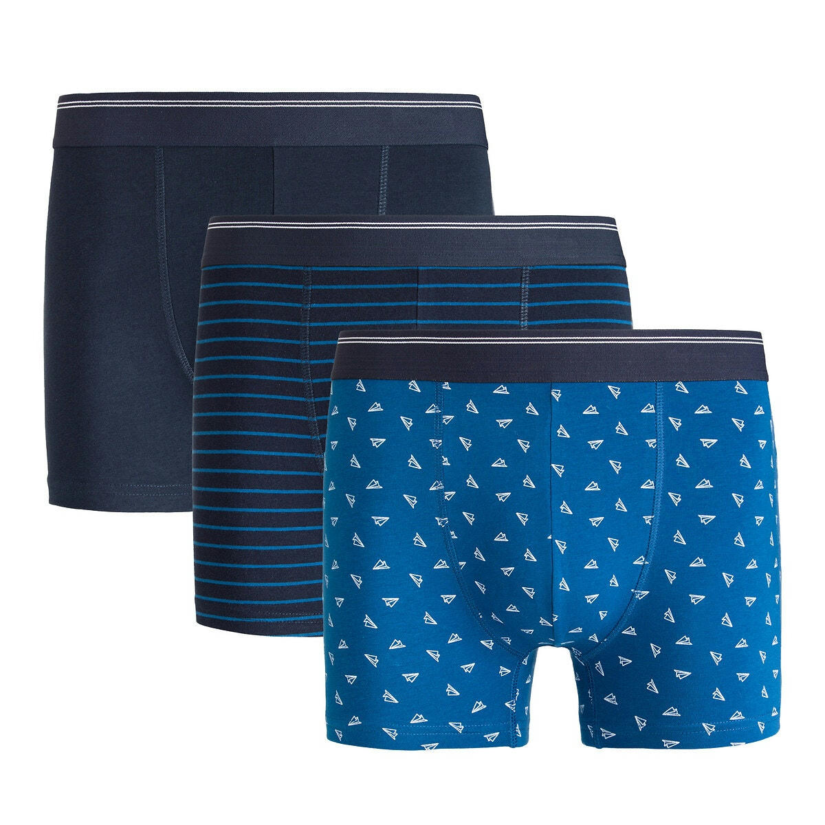 Lot de 3 boxers, en coton biologique
