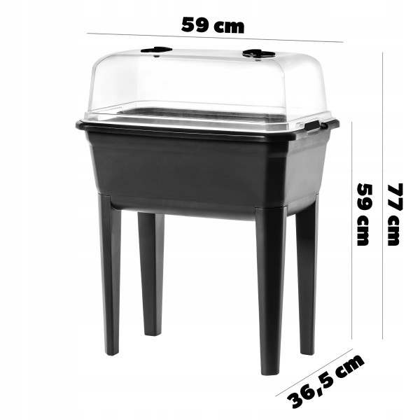 Kadax Mini Szklarnia Stojąca Duża Rozsadnik 60cm