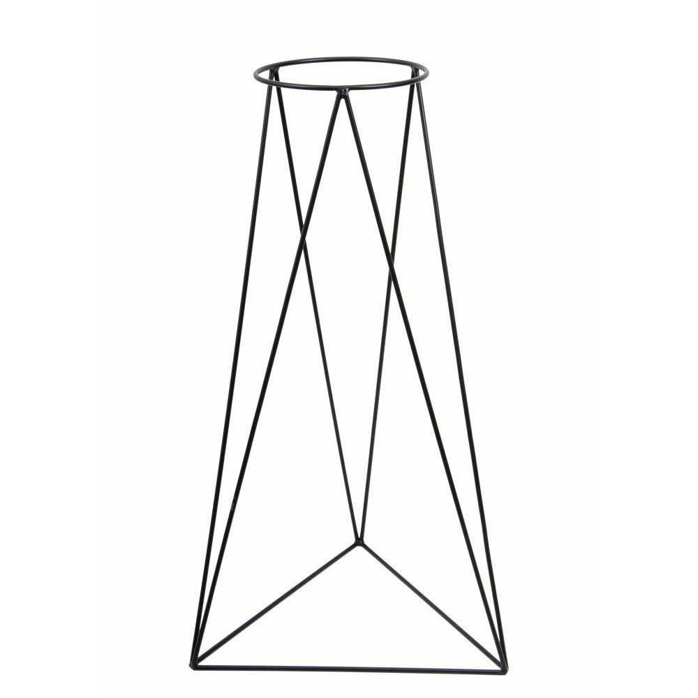 Nowoczesny kwietnik stojący 90 cm czarny LOFT