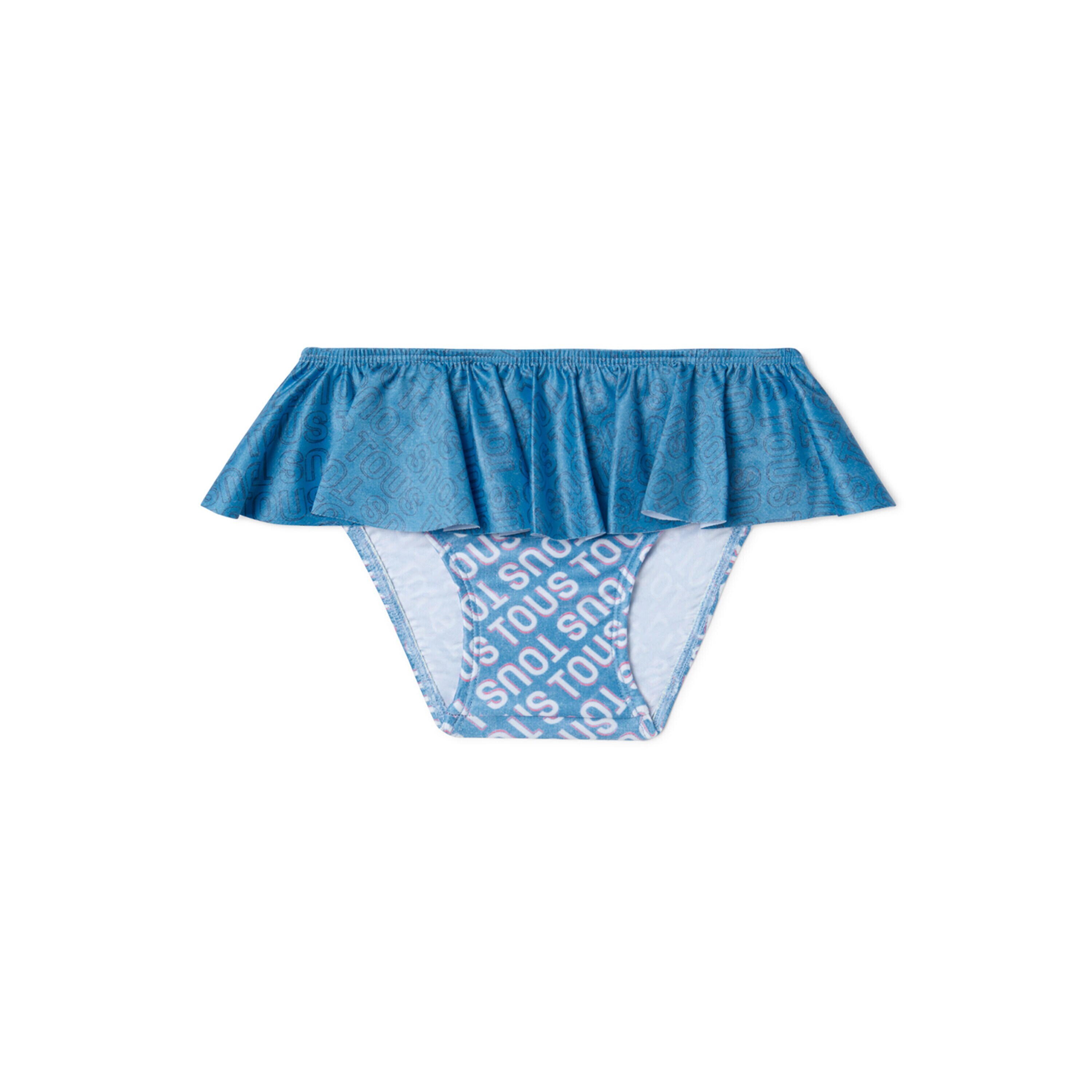 Culetín de niña Logo azul