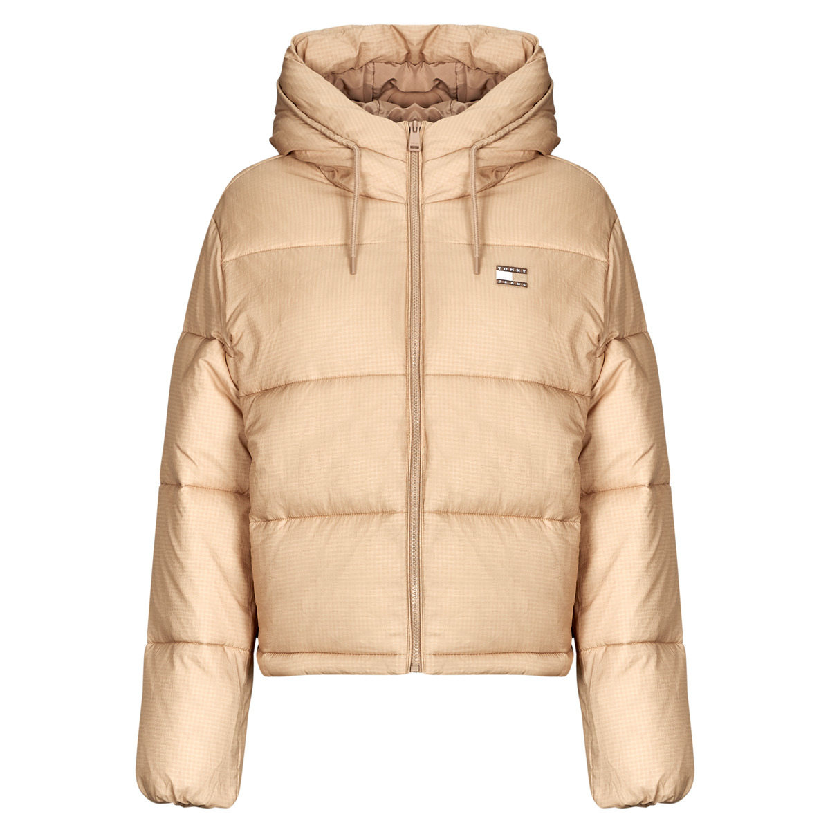 Tommy Jeans - TJW HOODED PUFFER JACKET - Beige