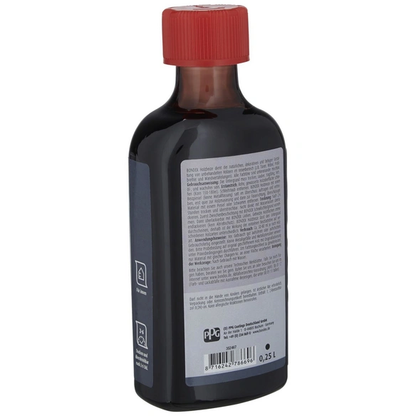 Holzbeize, nussbaumfarben-dunkel, lasierend, 0.25l
