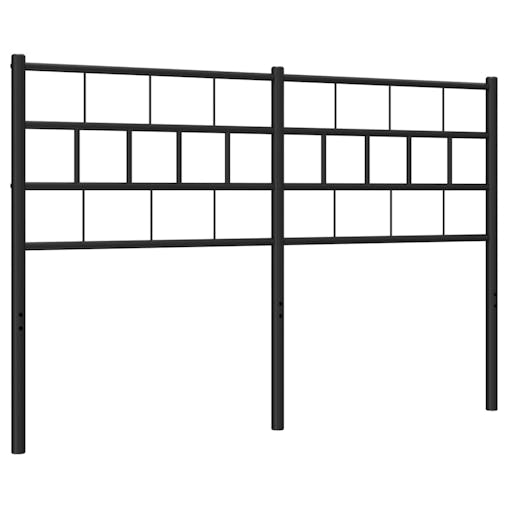 NNEVL Metal Headboard Black 152 cm