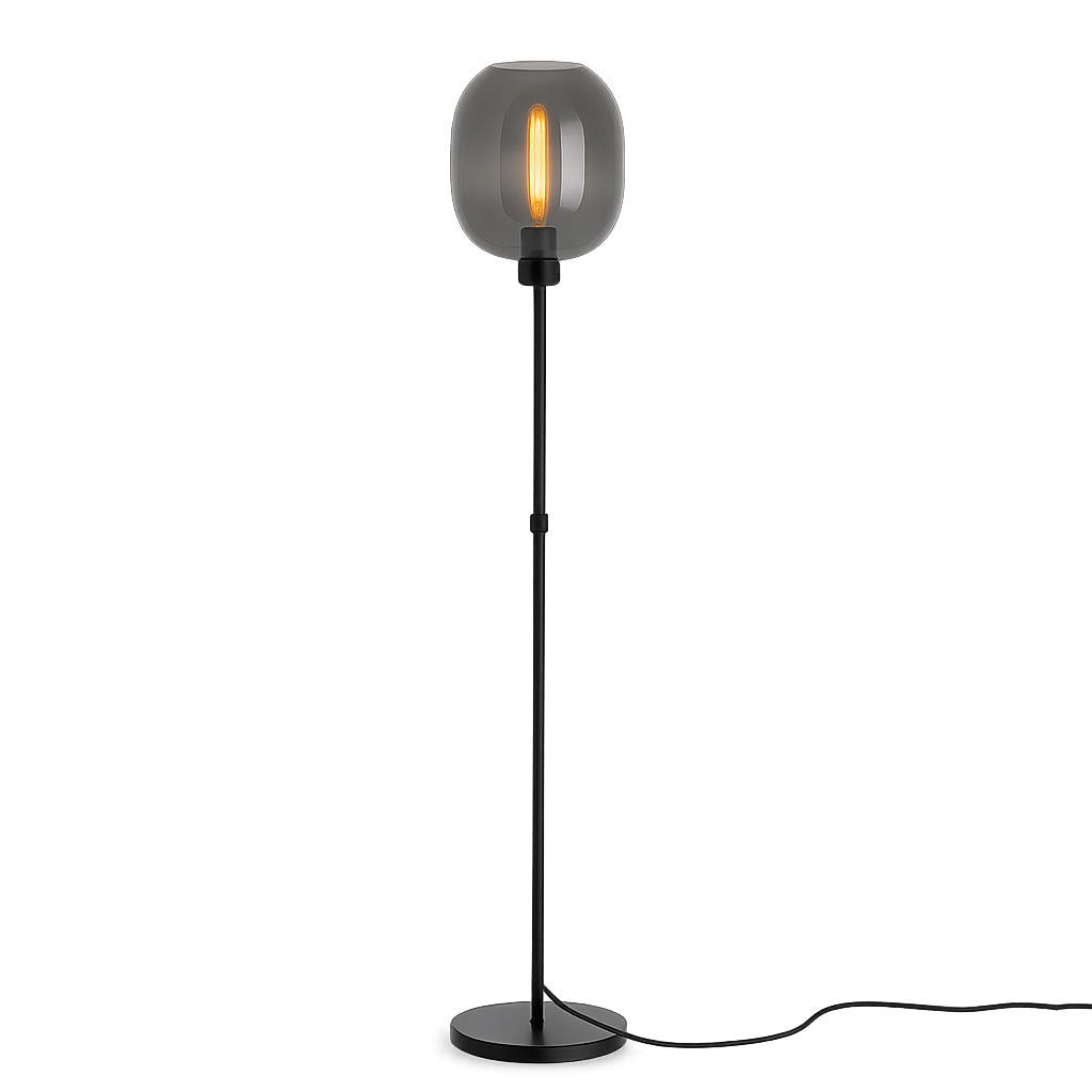 Highlight vloerlamp Bellini - 1 lichts - 25 x 170  cm - zwart