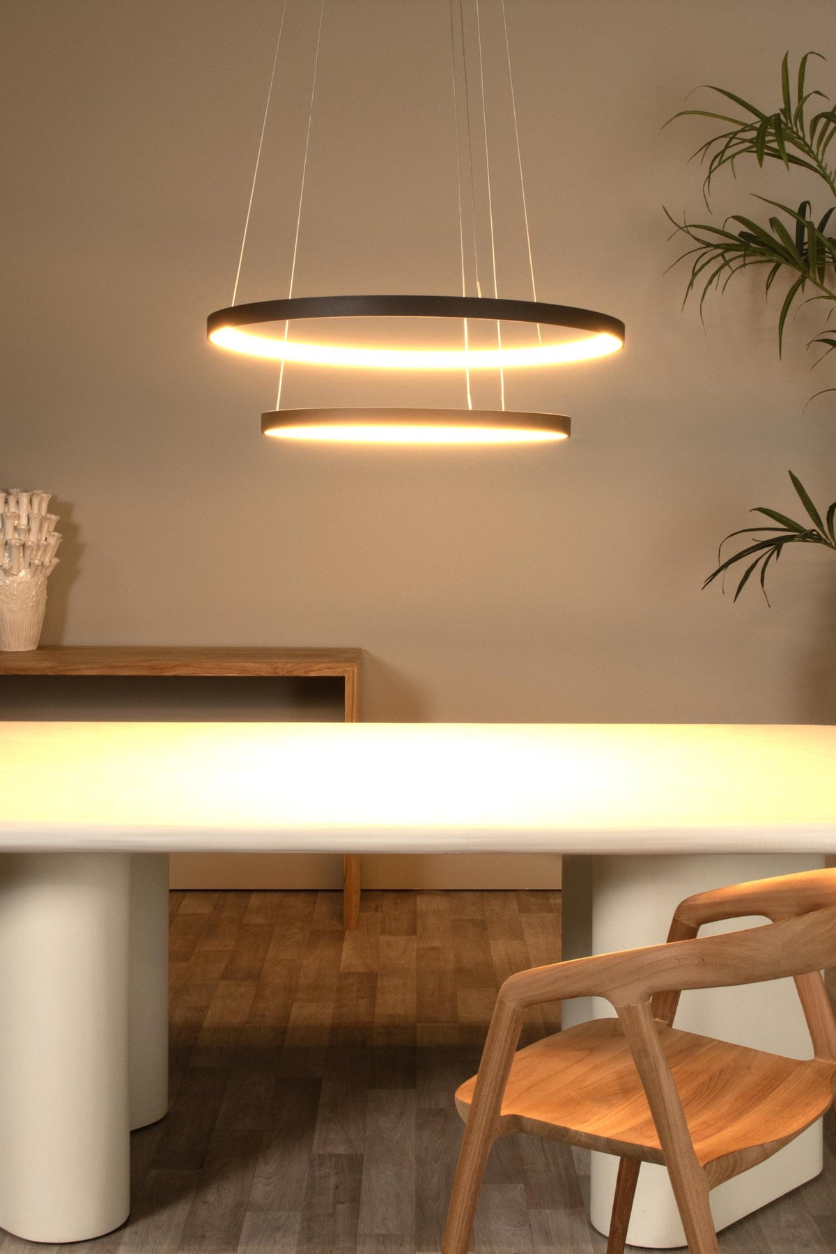 Lucide hanglamp VIDAL - Geïntegreerde LED - Zwart