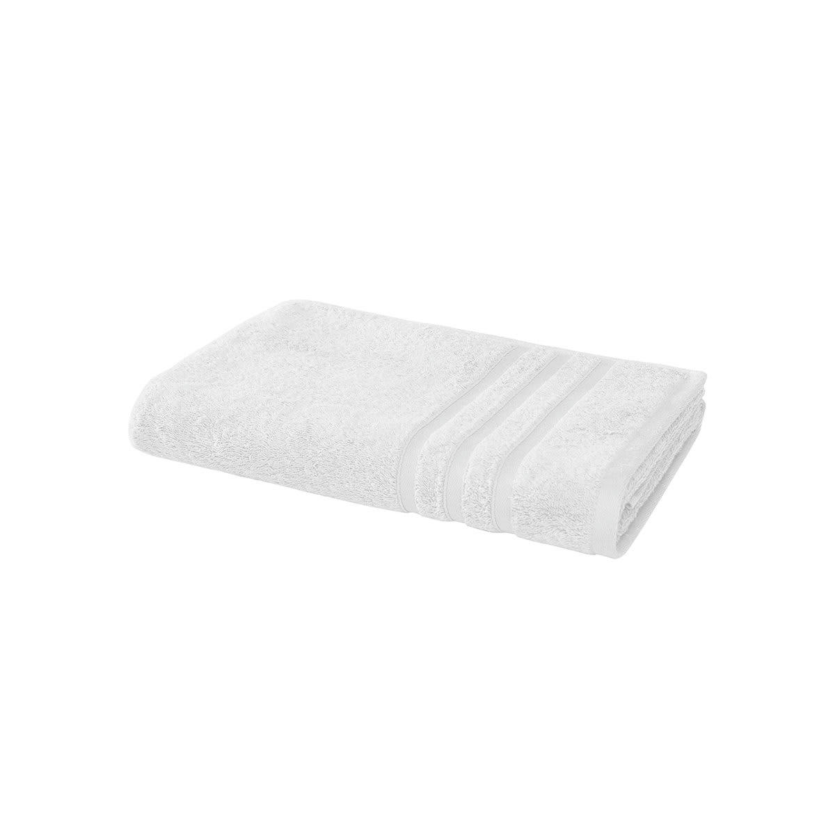 ORGANIKA - Drap de bain en coton bio Blanc 70x140 cm