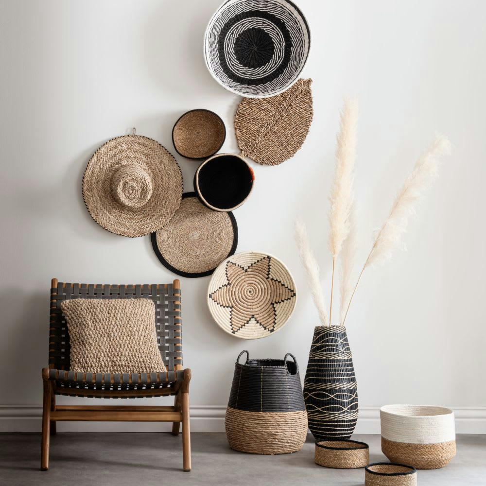 - Set de table feuille en fibre végétale