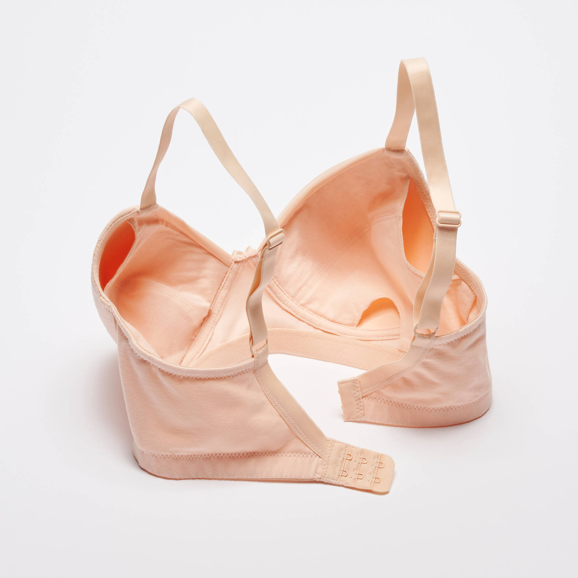 Soutien-gorge post-opératoire coton stretch bonnets moulés - sans armatures