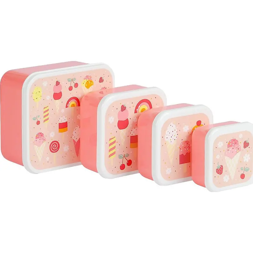 Lunch-Box 4er-Set Ice-cream