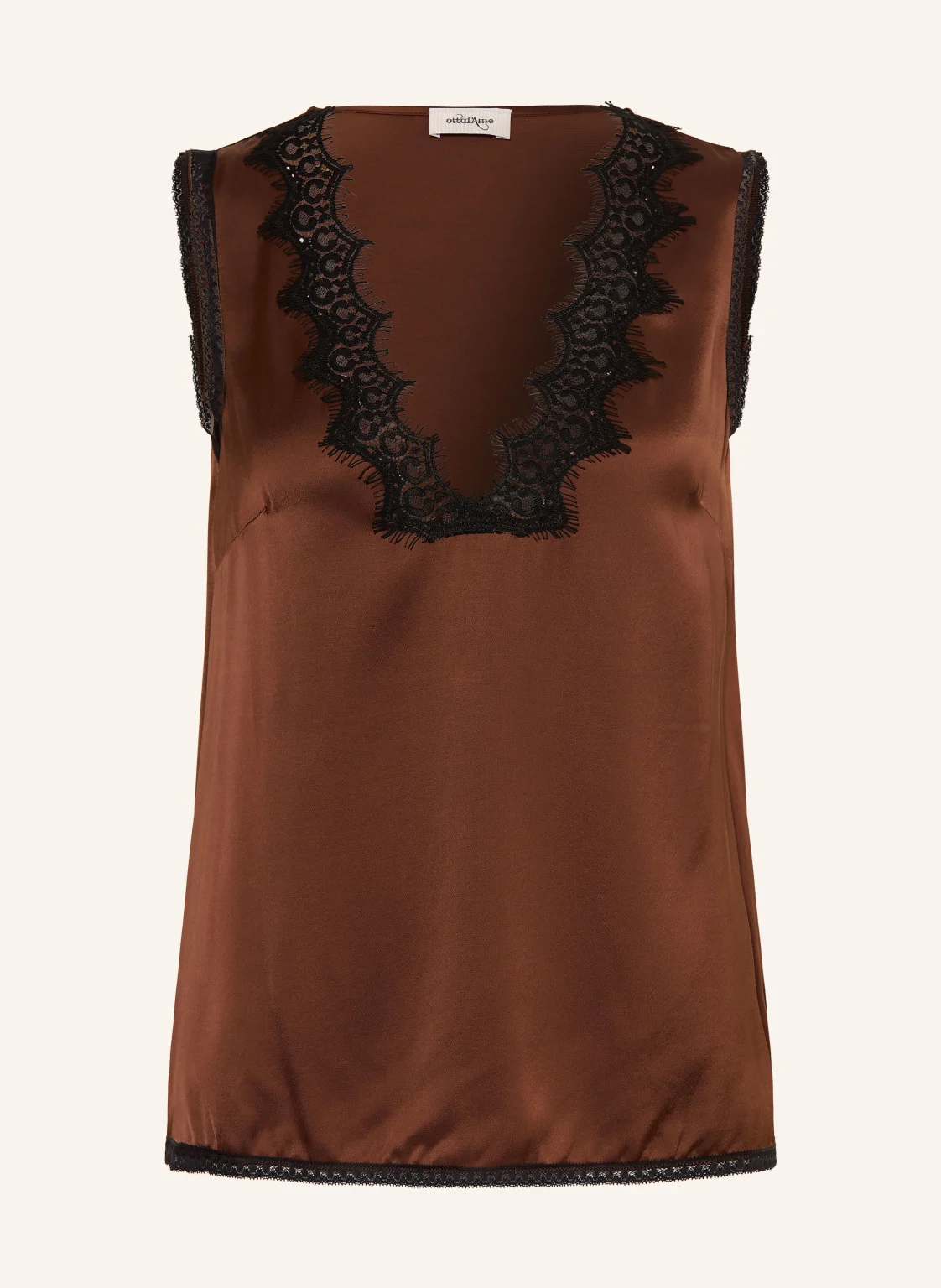 ottod'ame Satintop mit Spitze
