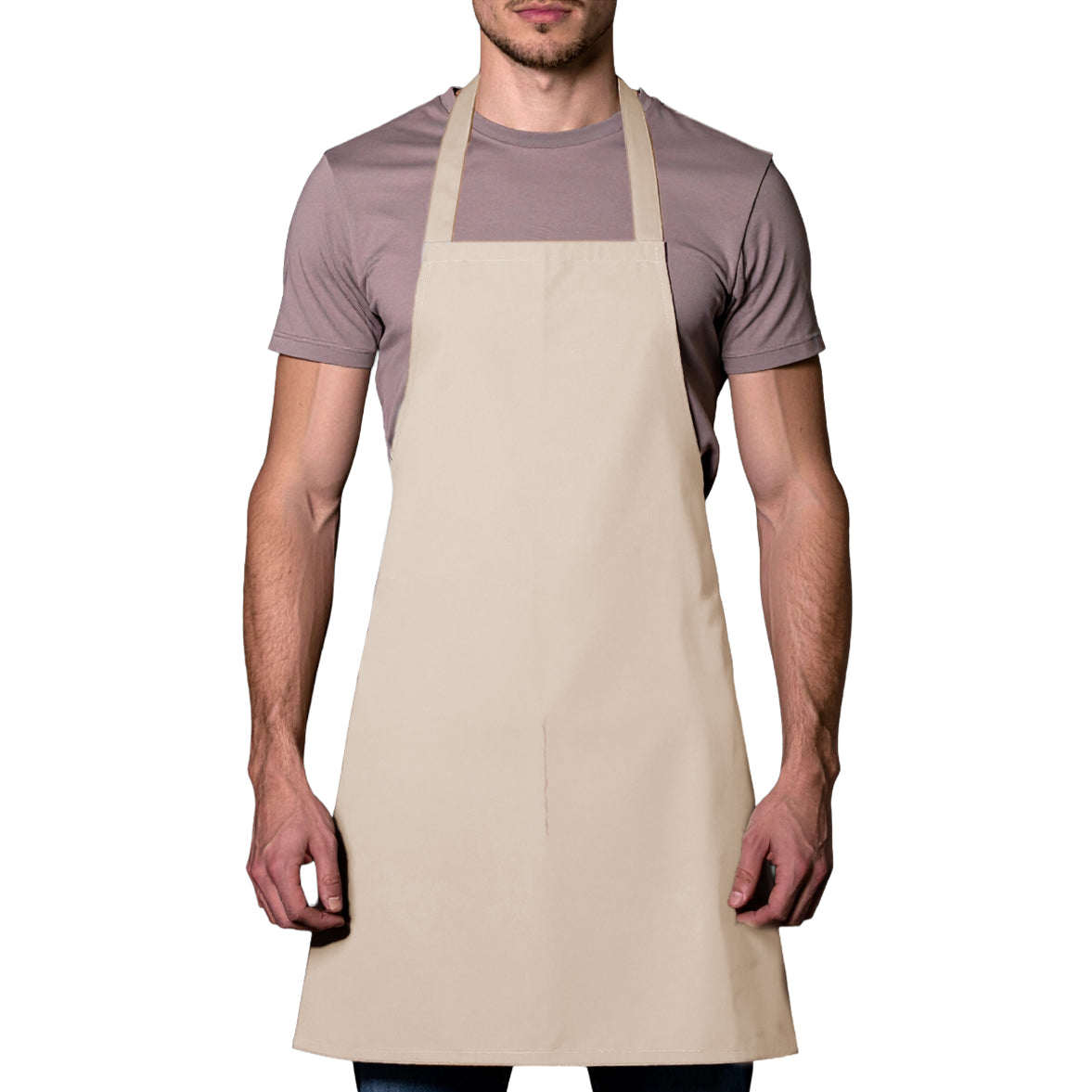 Keukenschort Beige