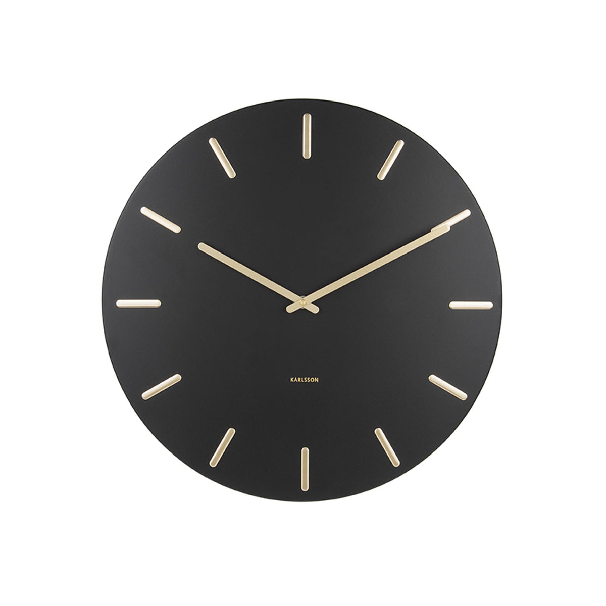 Karlsson wandklok Charm - zwart - Ø45cm